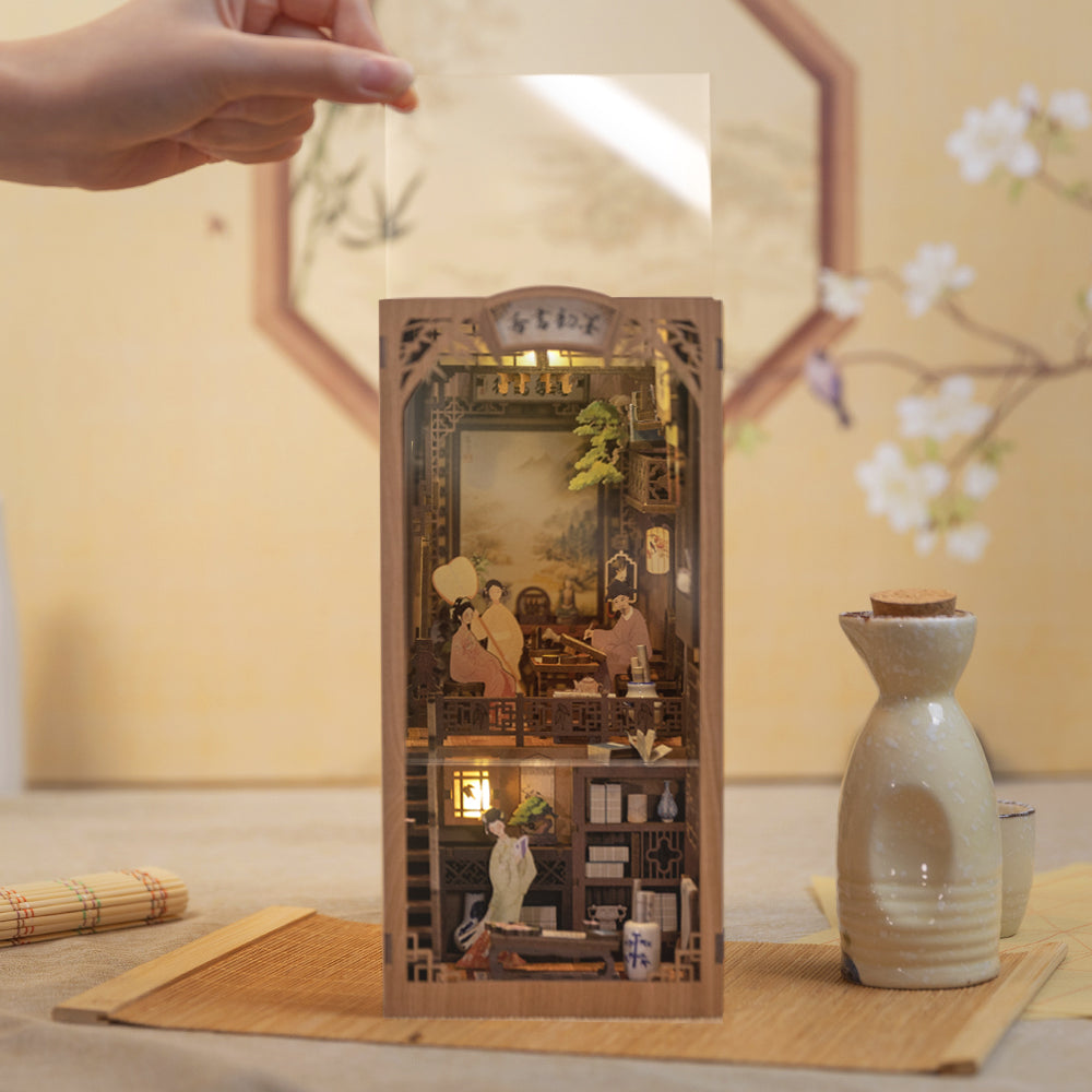 CUTEBEE DIY Book Nook Kit  | Ink Rhyme Bookstore