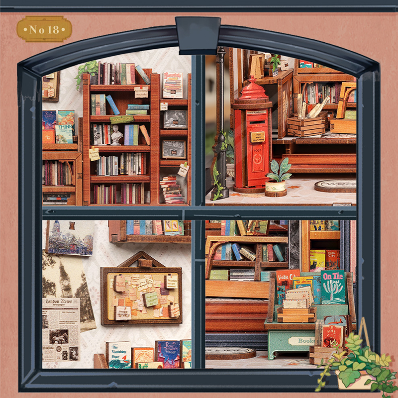 CUTEBEE DIY Miniature House | Jack's Bookery