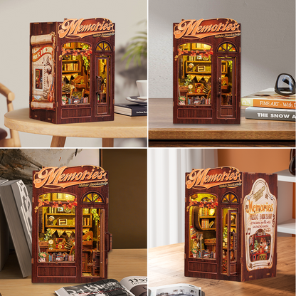 CUTEBEE DIY Book Nook Kit | Memories Music Bookshop