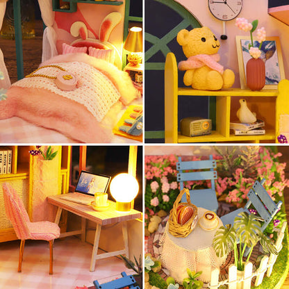 CUTEBEE 1:24 DIY Dollhouse Kit ( Story of Flowers )