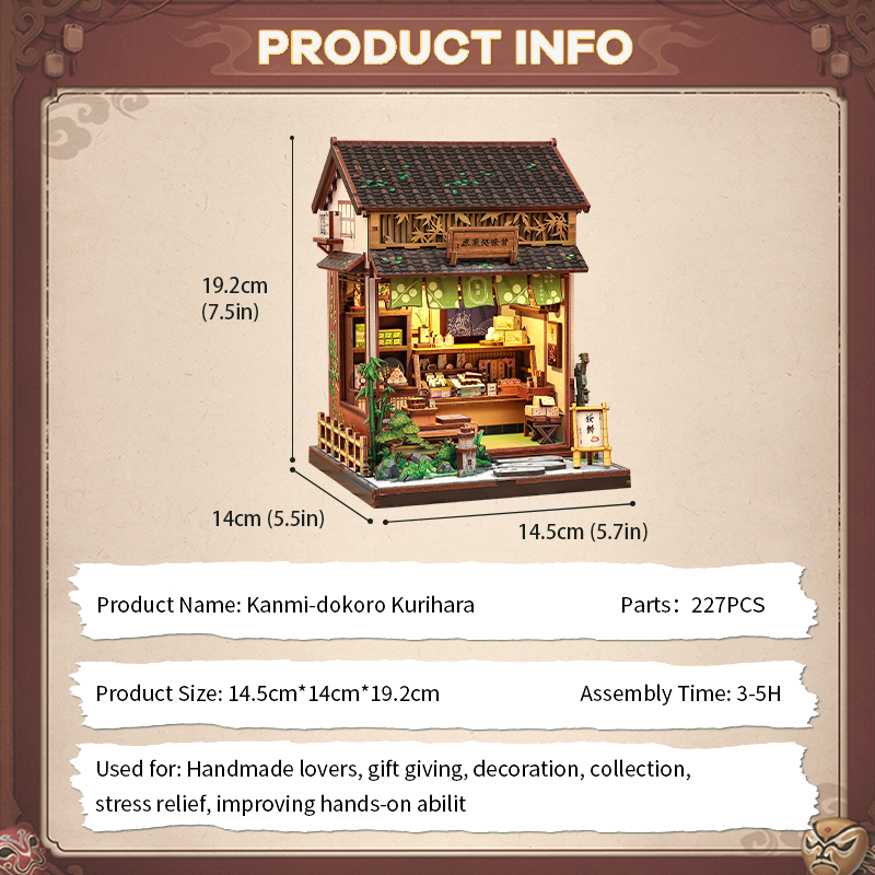 CUTEBEE DIY Miniature House | Kanmi-dokoro Kurihara