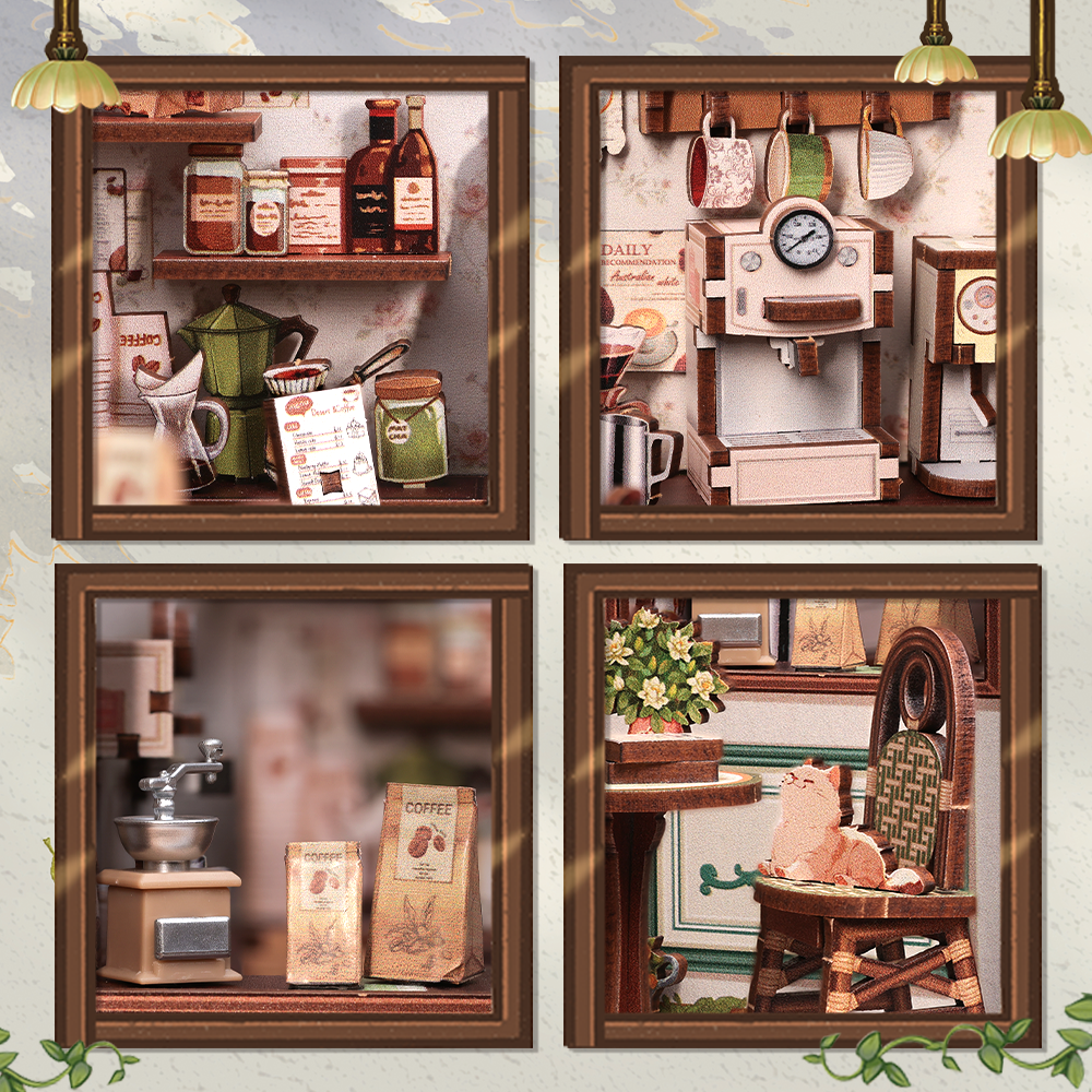 CUTEBEE DIY Miniature House |  Sunny Cafe