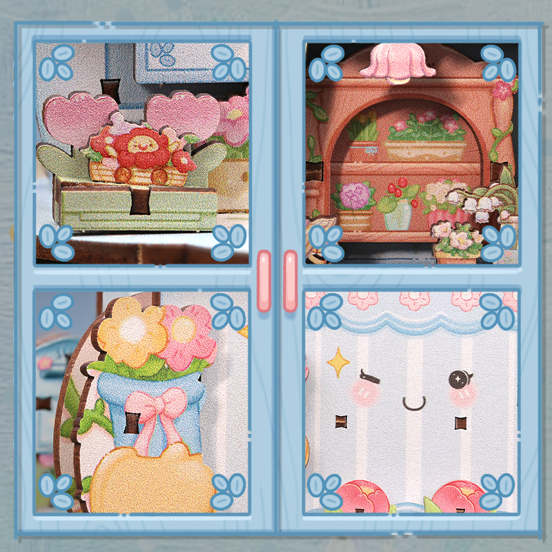 CUTEBEE Mini Store Series | TaleBox Corner-Flower Shop