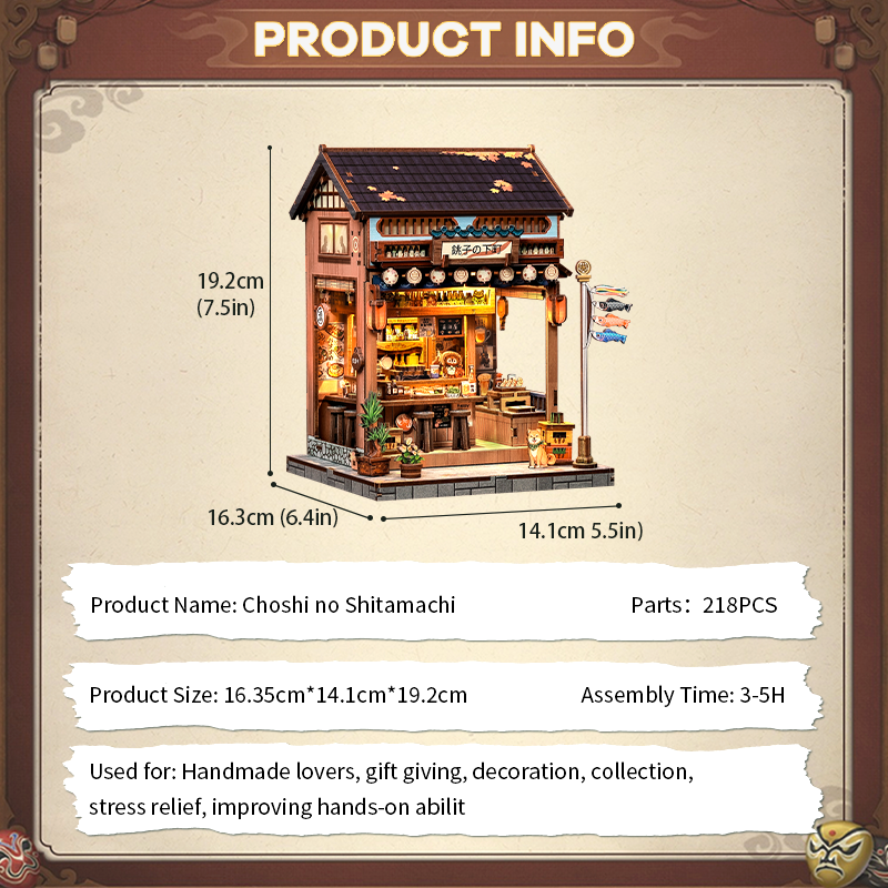 CUTEBEE DIY Miniature House | Choshi no Shitamachi