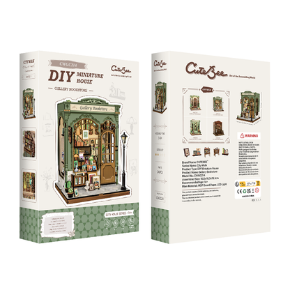 CUTEBEE DIY Miniature House | Gallery Bookstore