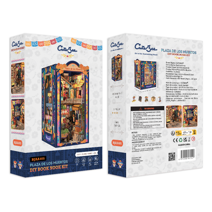 CUTEBEE DIY Book Nook Kit | Plaza de los Muertos