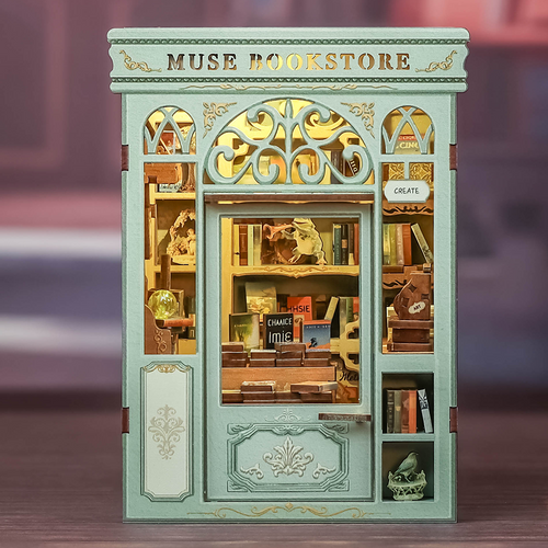 CUTEBEE DIY Book Nook Kit | Muse Bookstore