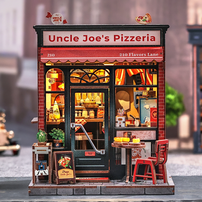 CUTEBEE DIY Miniature House | Uncle Joe's Pizzeria