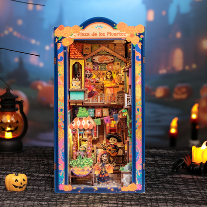 CUTEBEE DIY Book Nook Kit | Plaza de los Muertos