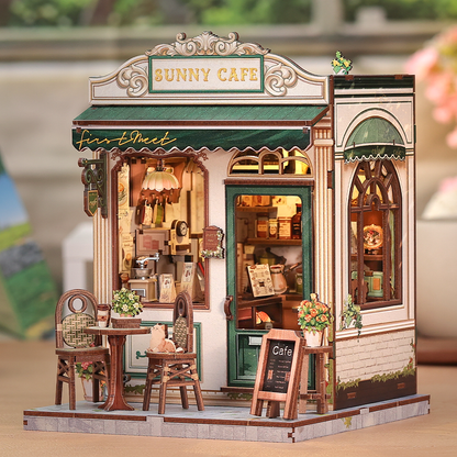 CUTEBEE DIY Miniature House |  Sunny Cafe