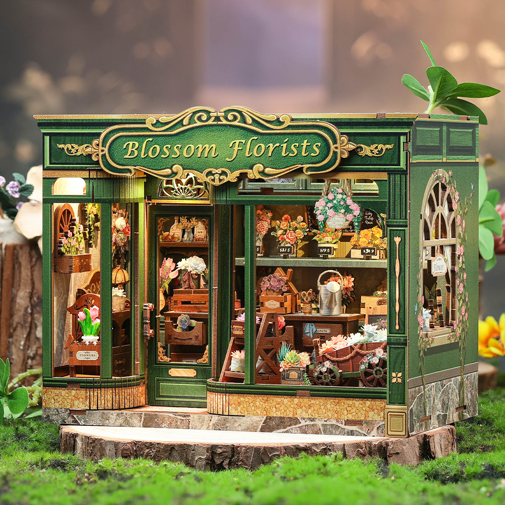 CUTEBEE DIY Dollhouse Kit | Blossom Florists