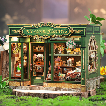 CUTEBEE DIY Dollhouse Kit | Blossom Florists