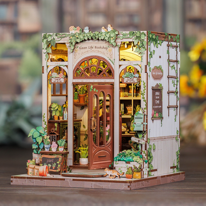 CUTEBEE DIY Book Nook Kit | Green Life Bookshop