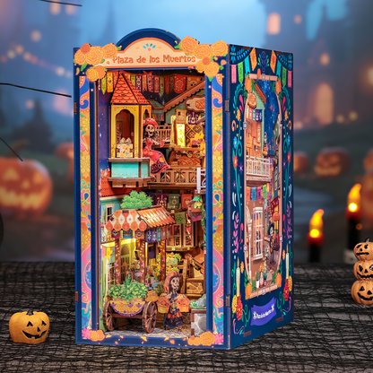 CUTEBEE DIY Book Nook Kit | Plaza de los Muertos