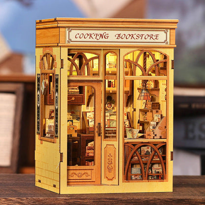 CUTEBEE DIY Book Nook Kit | Cooking Bookstore