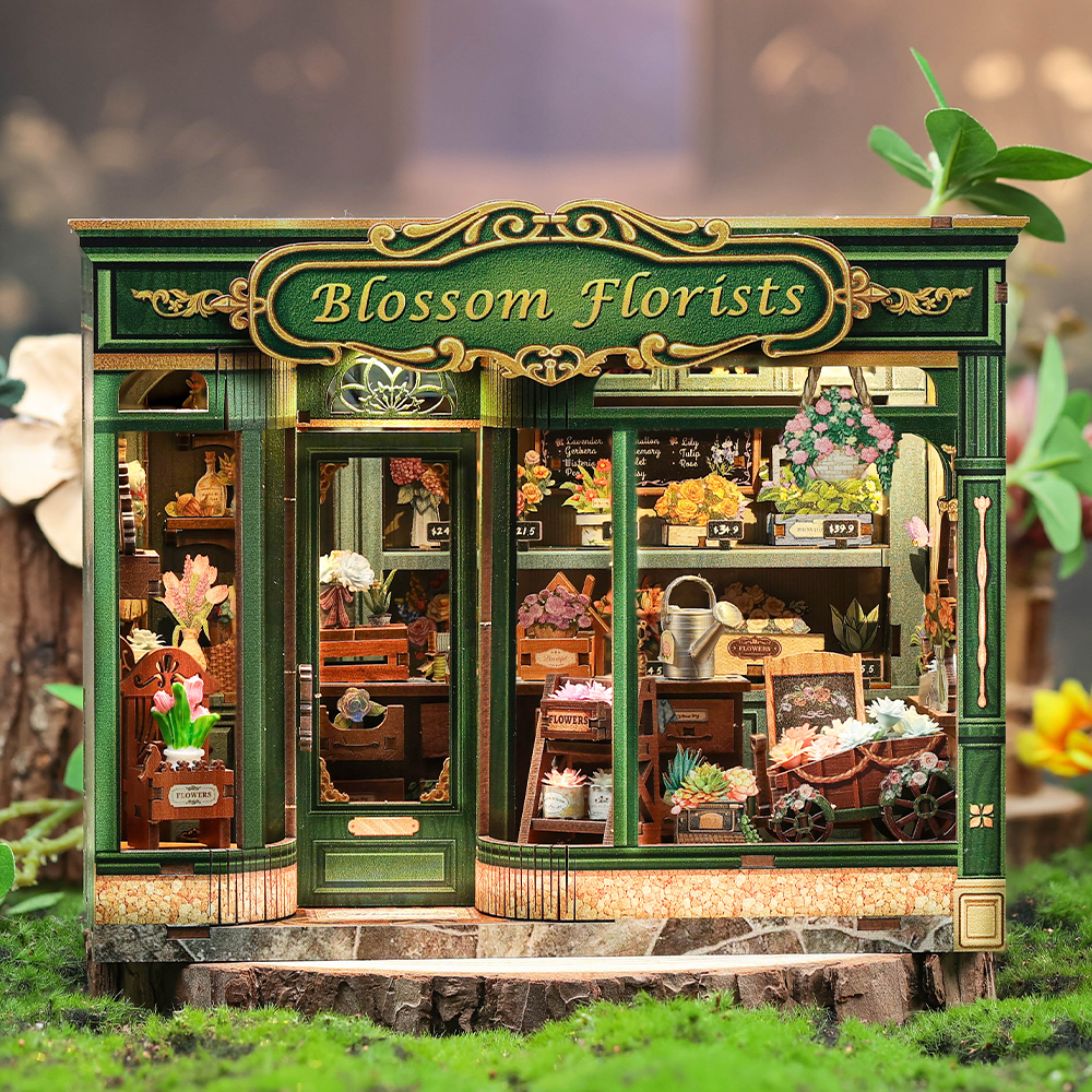 CUTEBEE DIY Dollhouse Kit | Blossom Florists