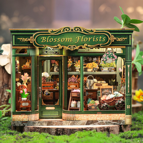 CUTEBEE DIY Dollhouse Kit | Blossom Florists