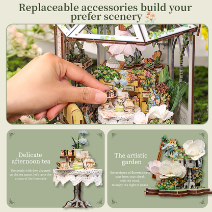 CUTEBEE DIY Miniature House | Windsor Flower House