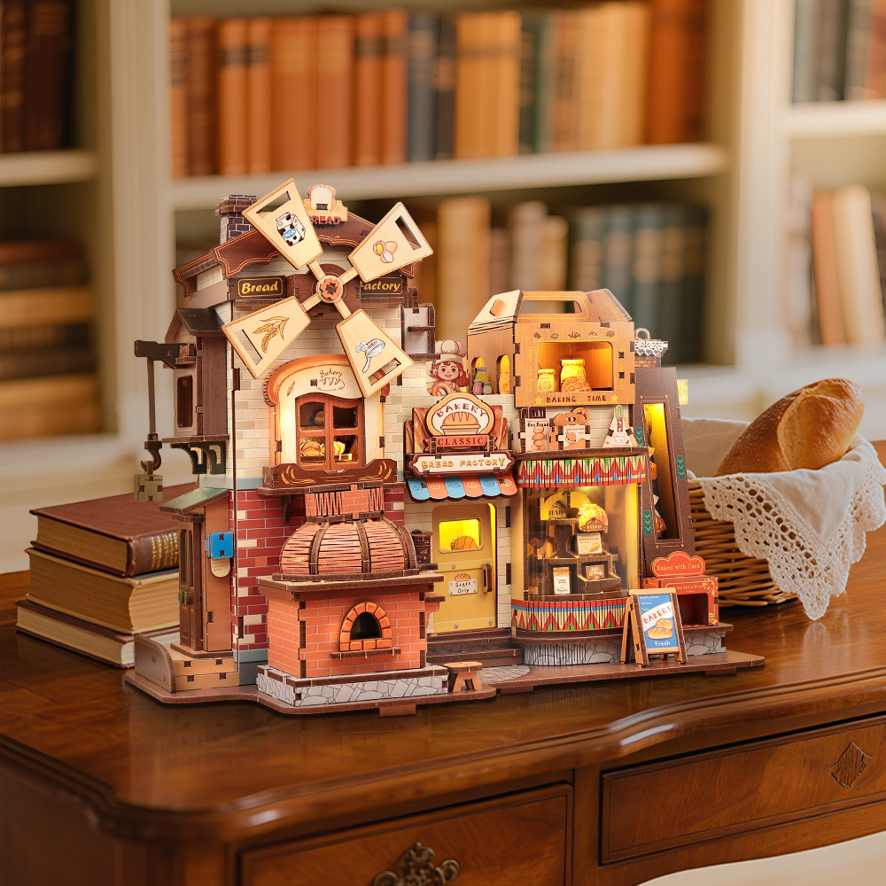 CUTEBEE DIY Miniature House |Bread Factory