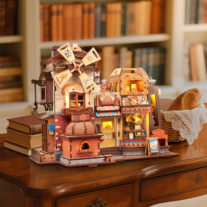 CUTEBEE DIY Miniature House |Bread Factory