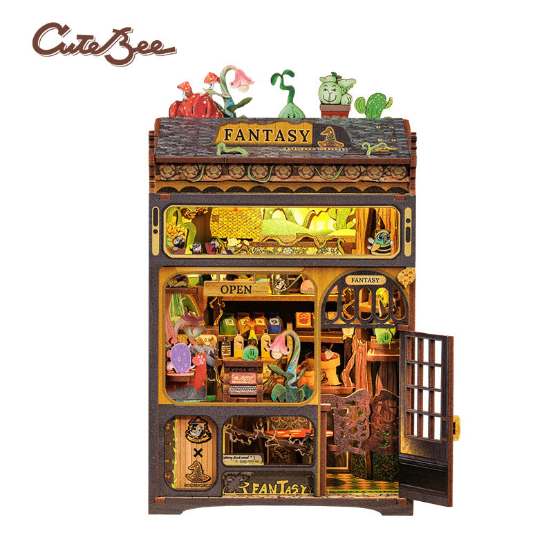 CUTEBEE DIY Book Nook Kit（Magic Shop Series）