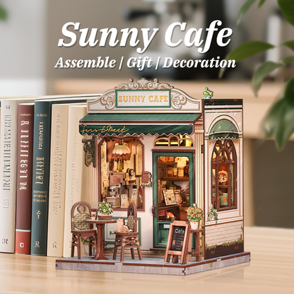 CUTEBEE DIY Miniature House |  Sunny Cafe