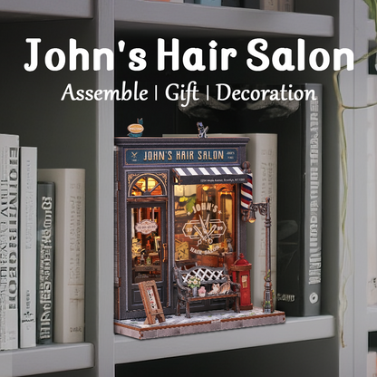 CUTEBEE DIY Miniature House | John's Hair Salon