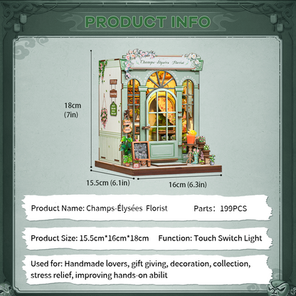 CUTEBEE DIY Book Nook Kit | Champs-Élysées  Florist