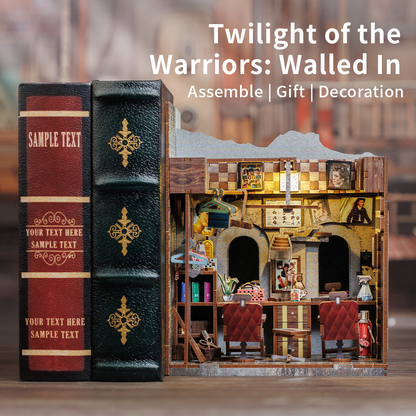CUTEBEE DIY Book Nook Kit | Twilight of the Warriors: Walled In