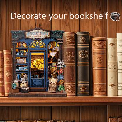 CUTEBEE DIY Book Nook Kit | Journey Trace Bookshop