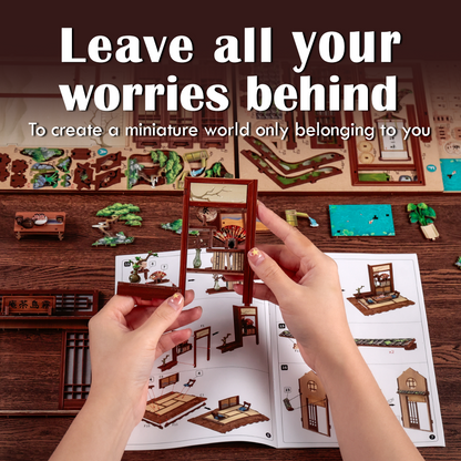 CUTEBEE DIY Miniature House | Kirishima Cha-an