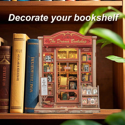 CUTEBEE DIY Book Nook Kit | The Drama Bookshop