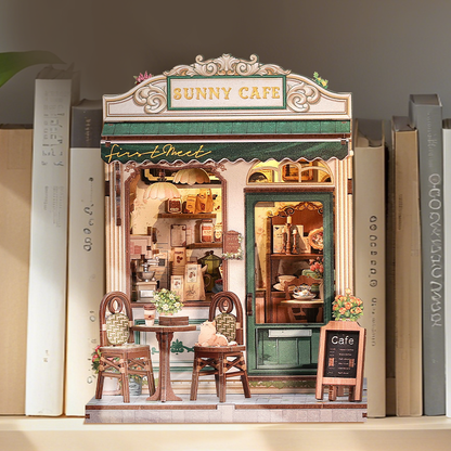 CUTEBEE DIY Miniature House |  Sunny Cafe