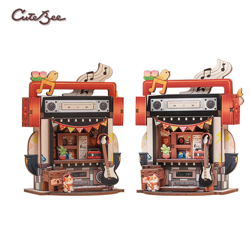 CUTEBEE Mini Store Series | TaleBox Corner-Record Store
