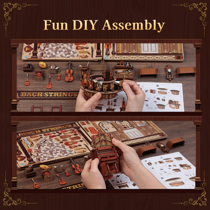 CUTEBEE DIY Miniature House | Bach Strings