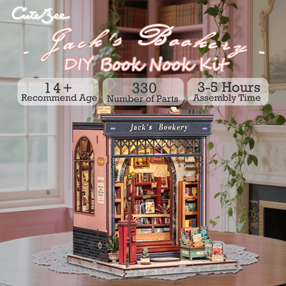 CUTEBEE DIY Miniature House | Jack's Bookery