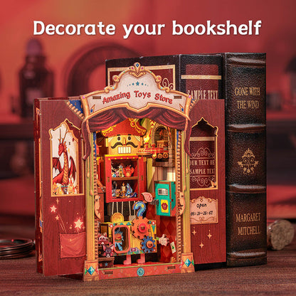 CUTEBEE DIY Book Nook Kit| Amazing Toys Store
