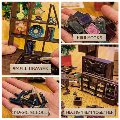 CUTEBEE DIY Book Nook Kit (Magic Pharmacist)