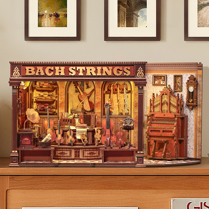 CUTEBEE DIY Miniature House | Bach Strings