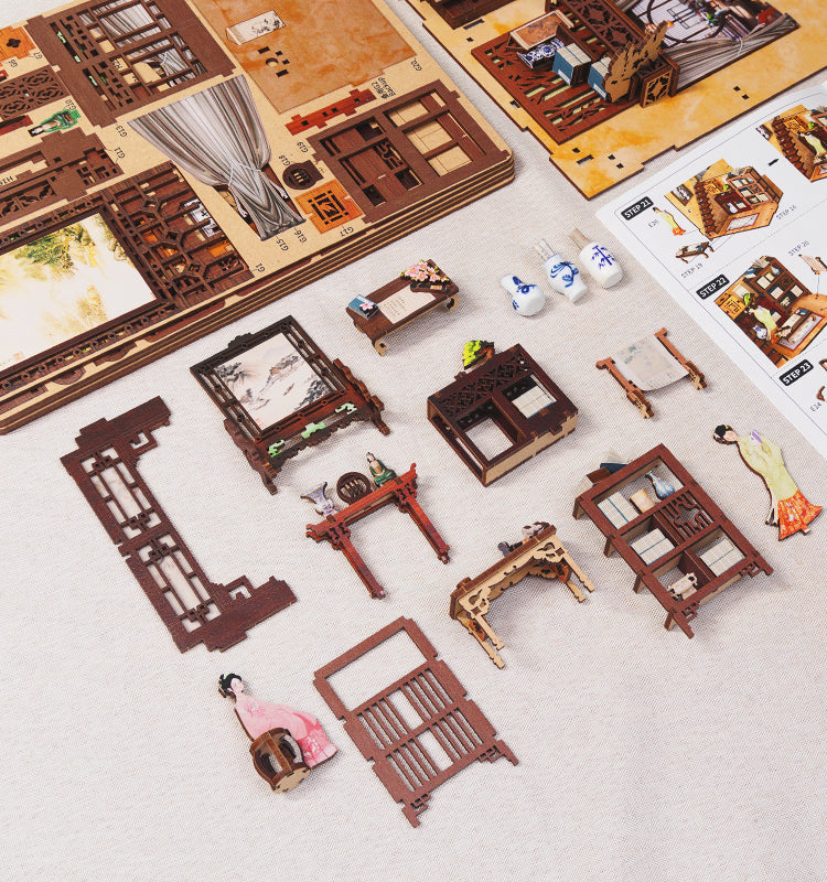 CUTEBEE DIY Book Nook Kit  | Ink Rhyme Bookstore